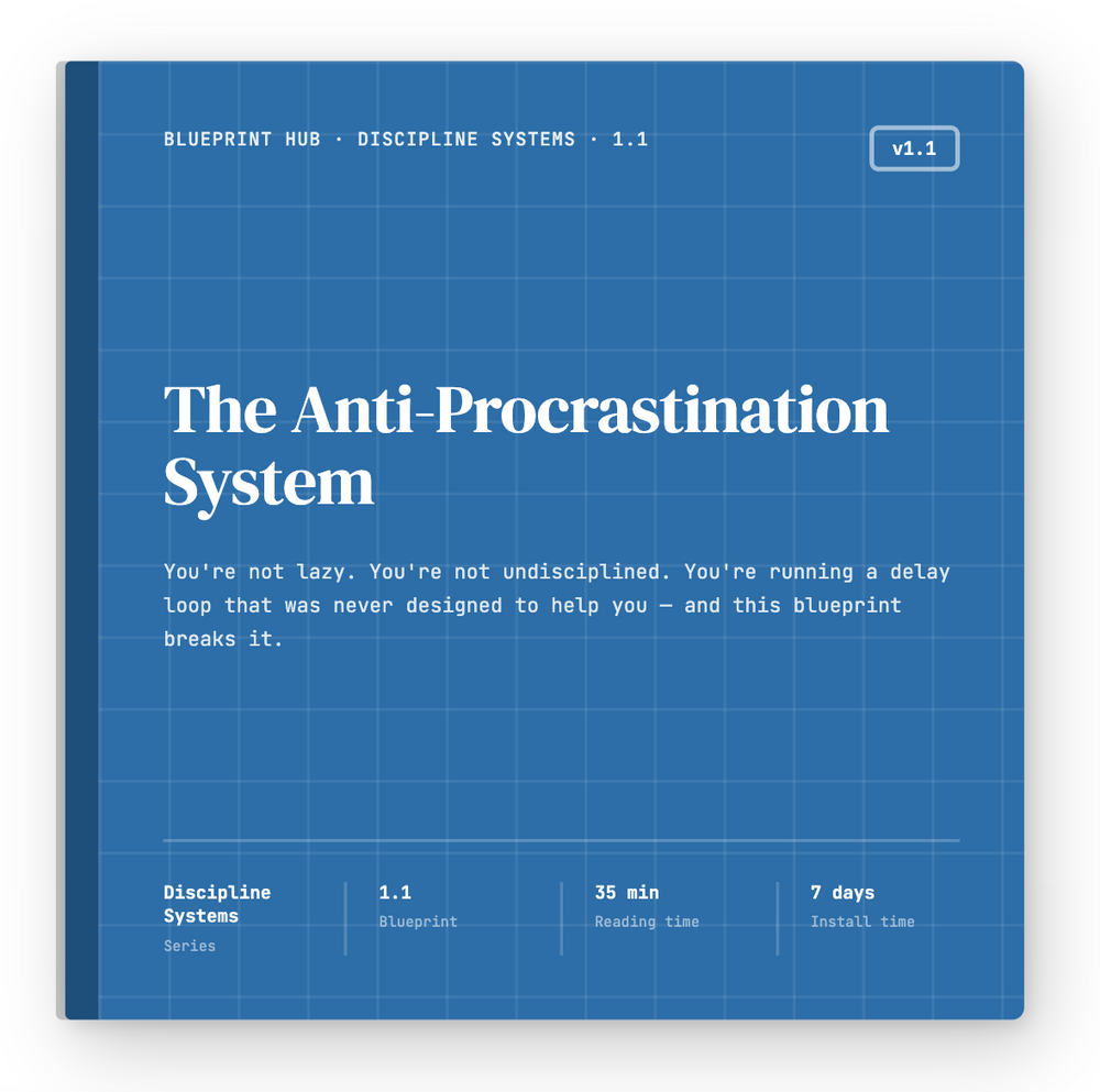 The Anti-Procrastination System 1.1