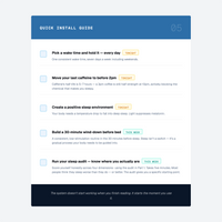 The Sleep Optimization System 1.4