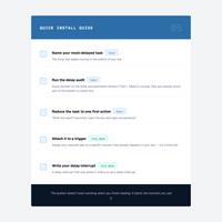 The Anti-Procrastination System 1.1
